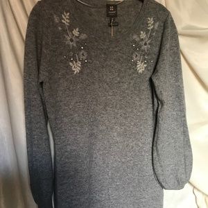 Cashmere blend gray dress NWT from Switzerland